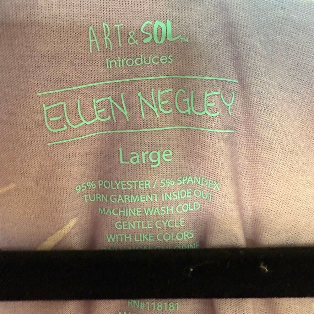 Ellen Negley Art & Soul Lightweight Multicolor Shift Cover Up Dress Size Large - Picture 3 of 5